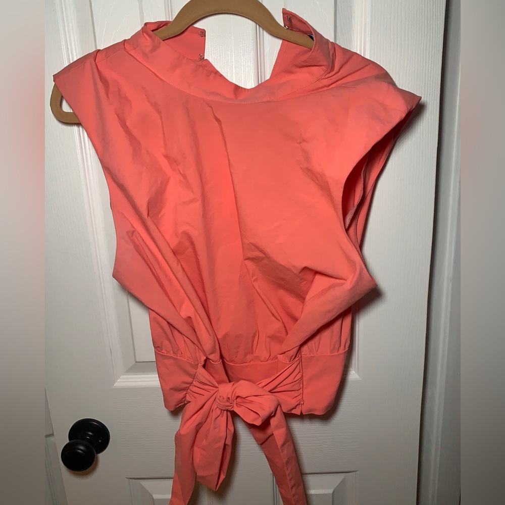Express coral top